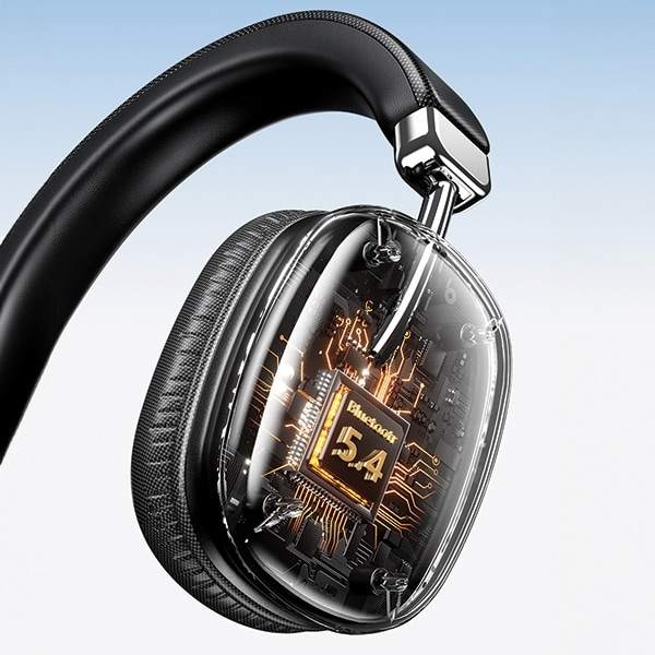 AWEI AT7 Bluetooth on-ear hörlurar svart/svart