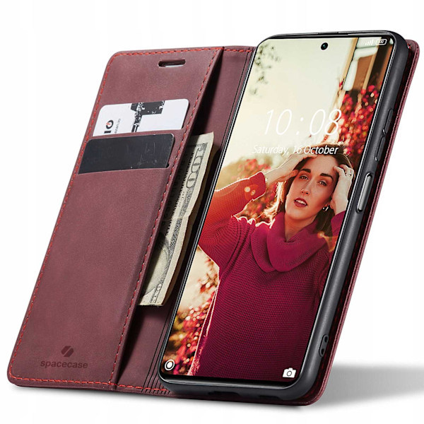 Spacecase Pålbocksväska För Samsung Galaxy Note 10 Lite Röd