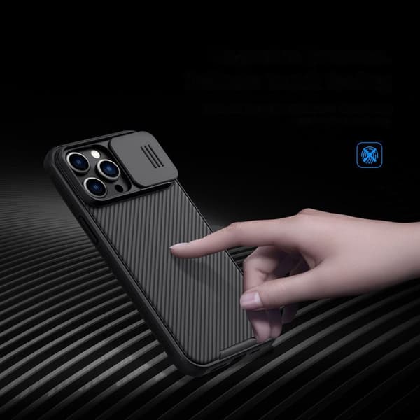 NILLKIN CASE CAMERA COVER TIL IPHONE 14 PRO MAX BLUE