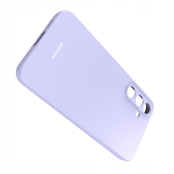 Spacecase Silikonecase Galaxy A55 5G För Telefon Lila