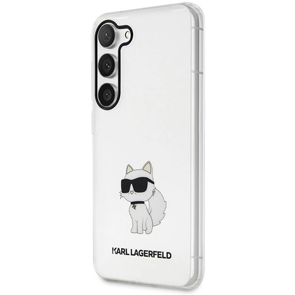 KARL LAGERFELD IKONIK CHOUPETTE ETUI TIL SAMSUNG GALAXY S23 - GENNEMSIGTIG