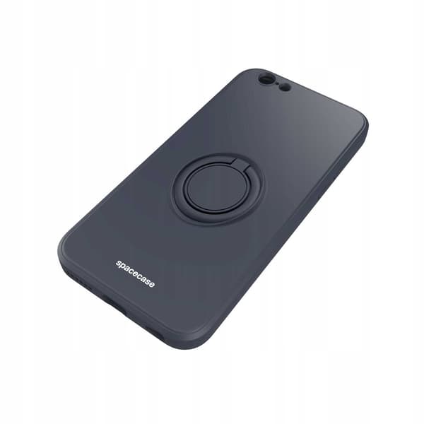 Spacecase Silikonecase Ring För Iphone 7 8 Se Svart Skydd