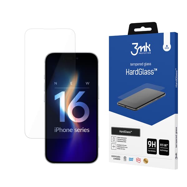 APPLE IPHONE 16 PLUS - 3MK HARDGLASS