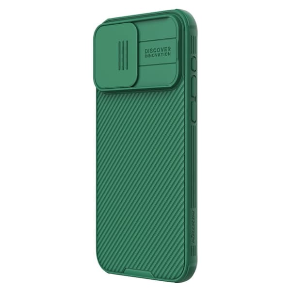 Nillkin CamShield Pro magnetisk deksel til iPhone 15 Pro med kamerabeskyttelse - grønn