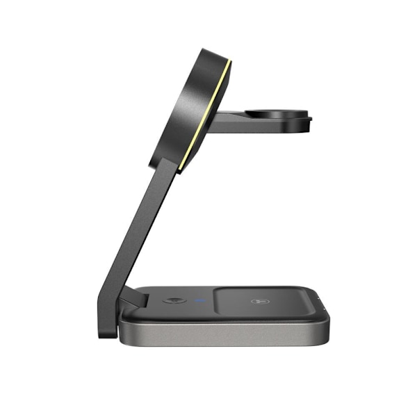 TECH-PROTECT QI15W-A28 3IN1 MAGNETISK MAGSAFE TRÅDLØS LADER SORT