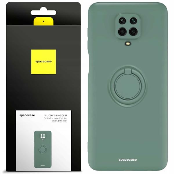 Rymdfodral För Xiaomi Redmi Note 9S 9 Pro Mörkgrön
