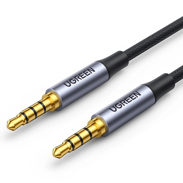 UGREEN AV183 KABEL 10648 MINI JACK 3,5 MM / MINI JACK 3,5 MM 1 M - GRÅ