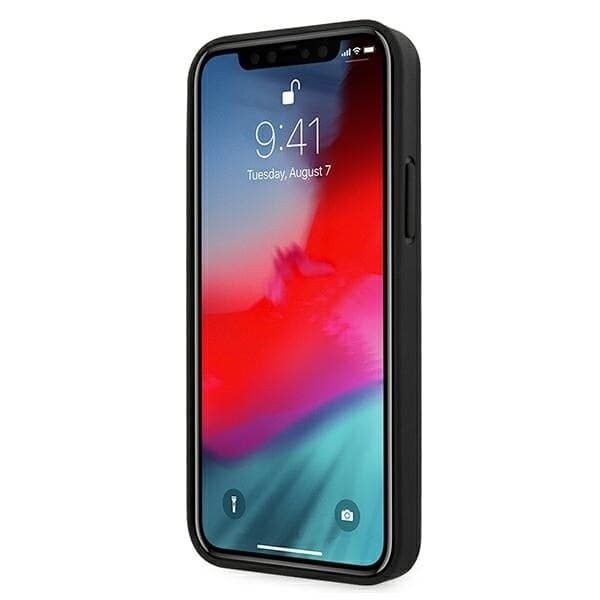 FERRARI ON TRACK PERFORERET ETUI TIL IPHONE 12 / IPHONE 12 PRO - SORT