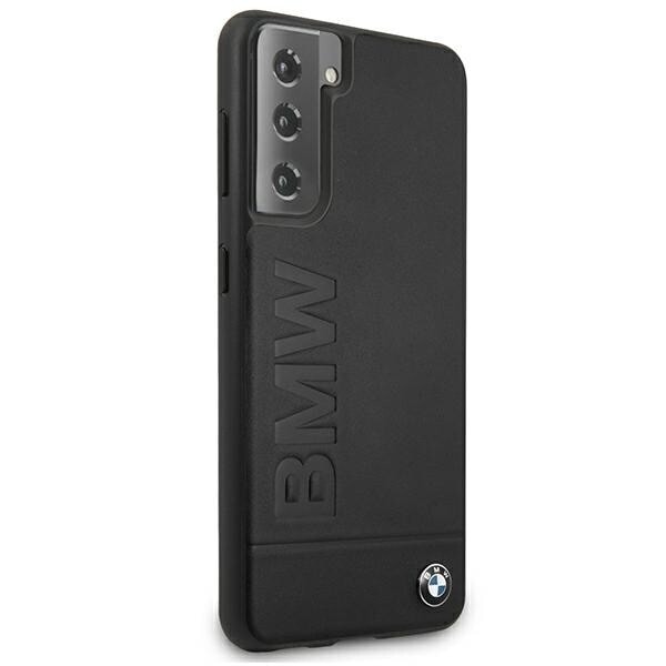 BMW SIGNATURE LOGO IMPRINT ETUI TIL SAMSUNG GALAXY S21+ - SORT