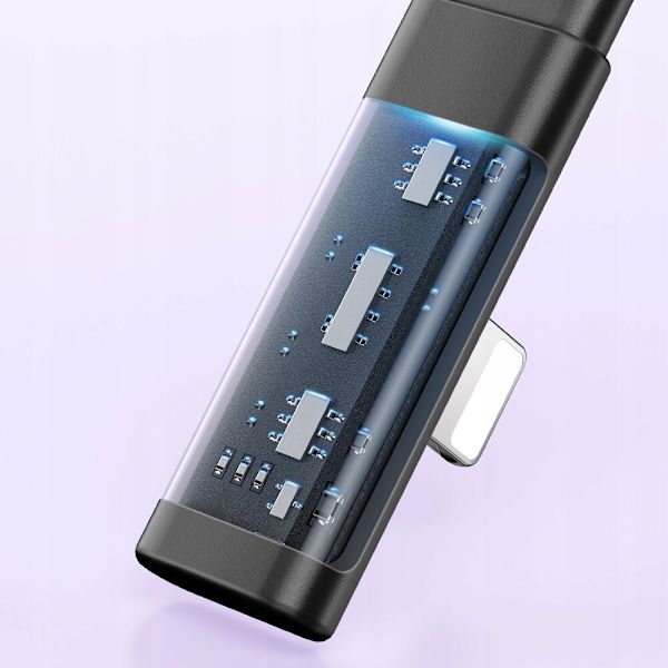 MCDODO ANGLE USB LIGHTNING CABLE 36W IPHONE 12 13 14 SVART 2M