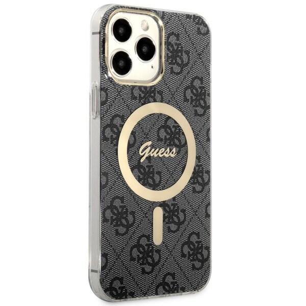 Guess GUHMP13XH4STK-deksel til iPhone 13 Pro Max 6.7 - svart 4G MagSafe