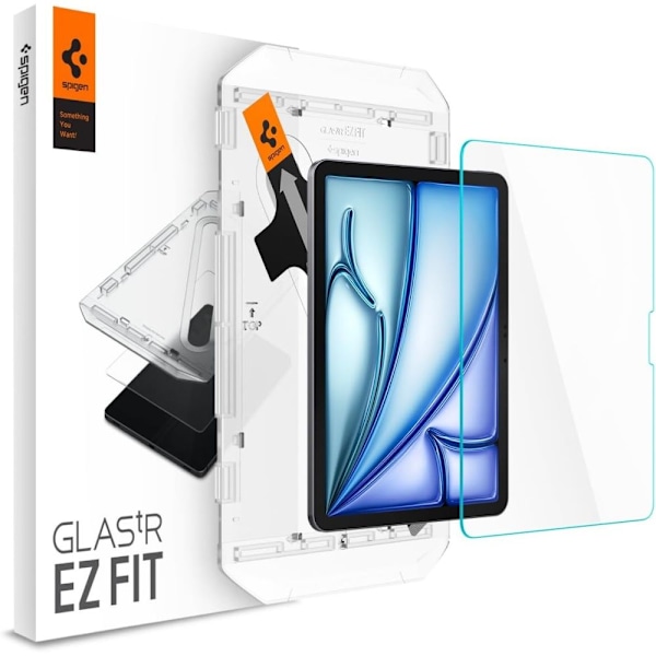 HERDET GLASS SPIGEN GLAS.TR "EZ FIT" IPAD AIR 11 6 / 2024 CLEAR