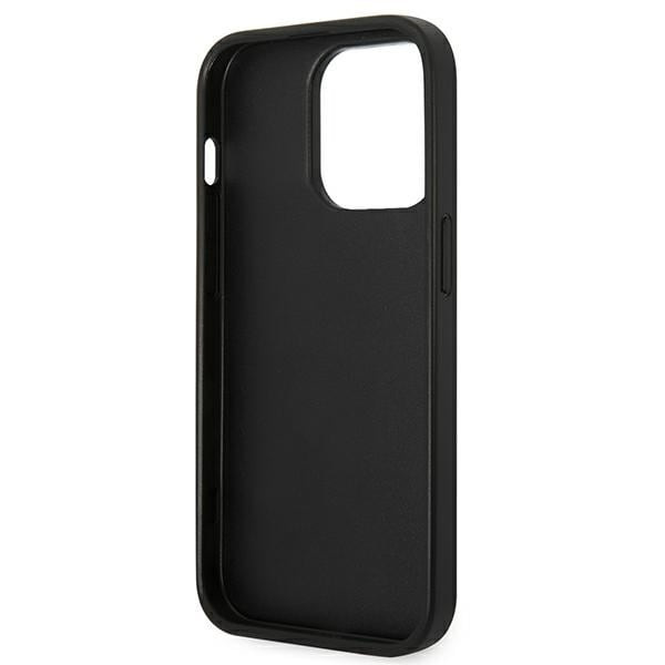 KARL LAGERFELD SAFFIANO CHOUPETTE HEAD PATCH COVER TIL IPHONE 14 PRO - SØLV