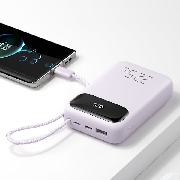 MCDODO POWERBANK 10000MAH MED 3X DISPLAY USB-C 22,5W + USB-C-KABEL