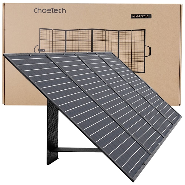 CHOETECH SOLLADER SOL TURIST FOLKBAR 160W SORT