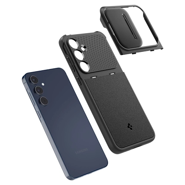 SPIGEN OPTIK ARMOR ETUI TIL SAMSUNG GALAXY A55 5G - SORT