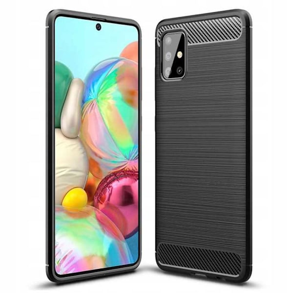 Spacecase Kolhäll För Samsung Galaxy A51 Svart