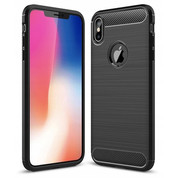 Spacecase Carbon Case För Iphone X Xs Svart Fodral Skydd