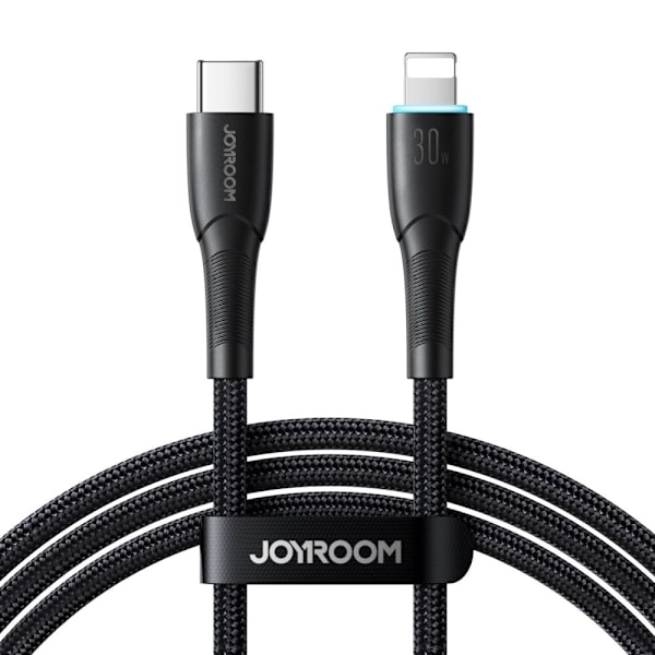 Joyroom Starry Series SA32-CL3 30W USB-C / Lightning-kabel 1m - svart