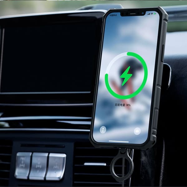 NILLKIN CASE MED MAGSAFE TIL IPHONE 14 PLUS BLÅ