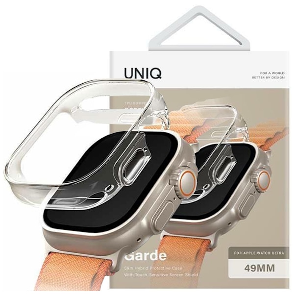 Uniq Garde-deksel til Apple Watch Ultra 49 mm. transparent/dueklar