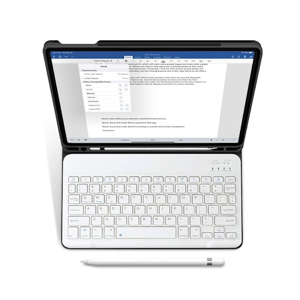 TECH-PROTECT SC PEN + KEYBOARD IPAD AIR 10.9 4 / 5 / 2020-2022 / 11 6 / 2024 SVART