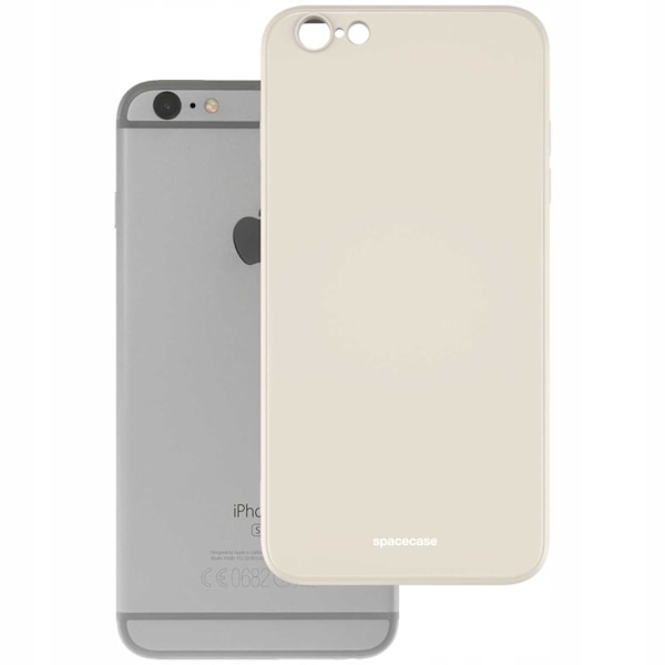 Spacecase Silikonfodral För Iphone 6 6S Plus Bone Med Skydd