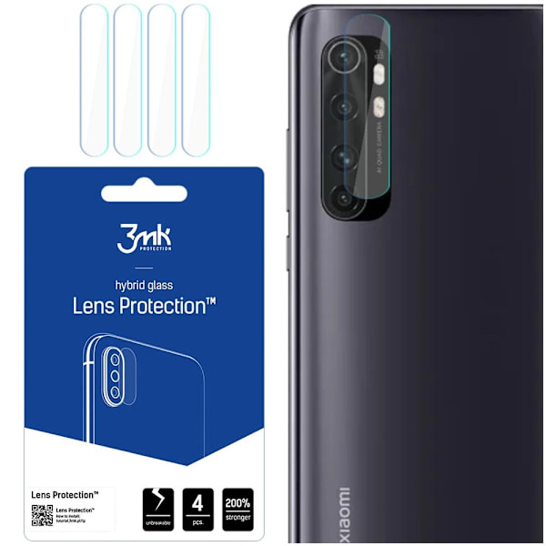 3mk Lens Protection™ hybrid kameraglass for Xiaomi Mi Note 10 Lite-telefonen
