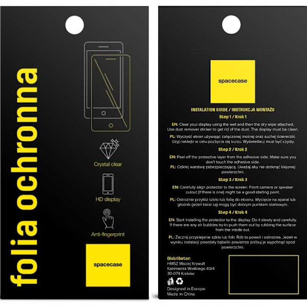 Rymdfall Härdat Glas Hydrogel För Motorola Edge 30 Fusion