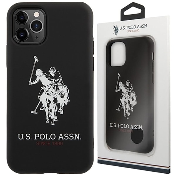 AMERIKANSK SAG POLO ASSN. SILICONE COLLECTION TIL IPHONE 11 PRO MAX - SORT SILIKONE COLLECTION