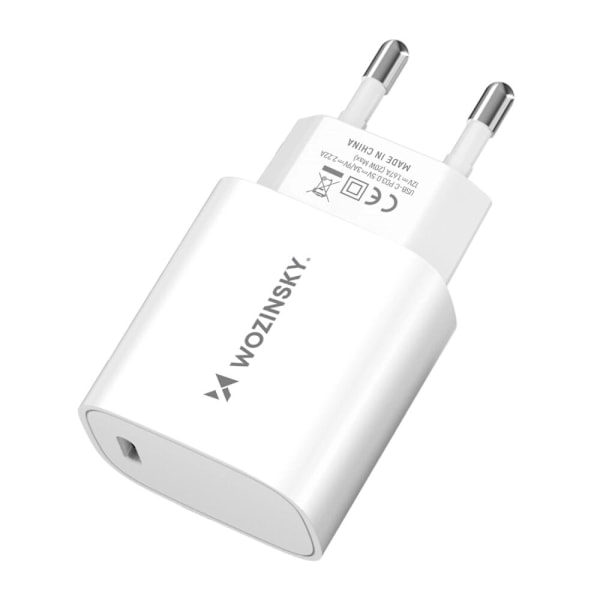 Wozinsky WGWCCW 20W USB-C vegglader - hvit