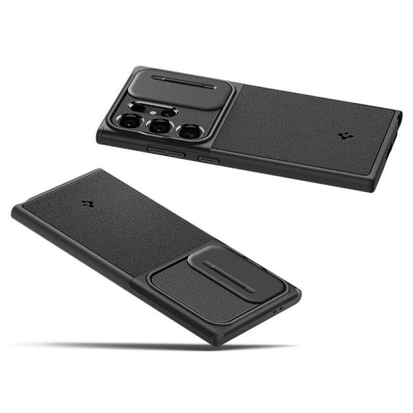 Spigen Optik Armor beskyttelsesdeksel til Samsung Galaxy S24 Ultra - svart