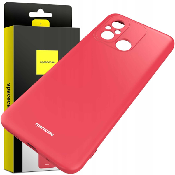 Spacecase Silikonfodral För Xiaomi Redmi 12C Phone Red