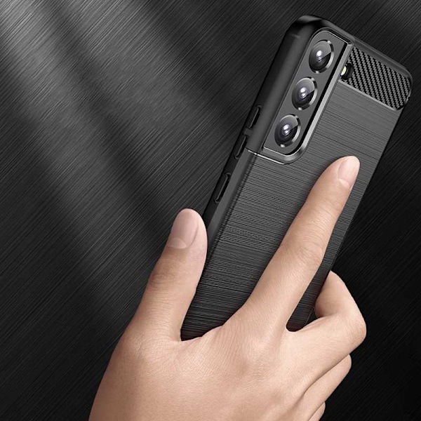 Spacecase Carbon Case För Samsung Galaxy S23+ Svart