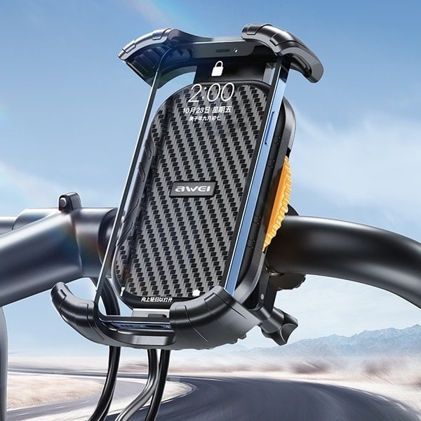 AWEI X29 cykelhållare 4,7"-6,7" för ram svart/svart