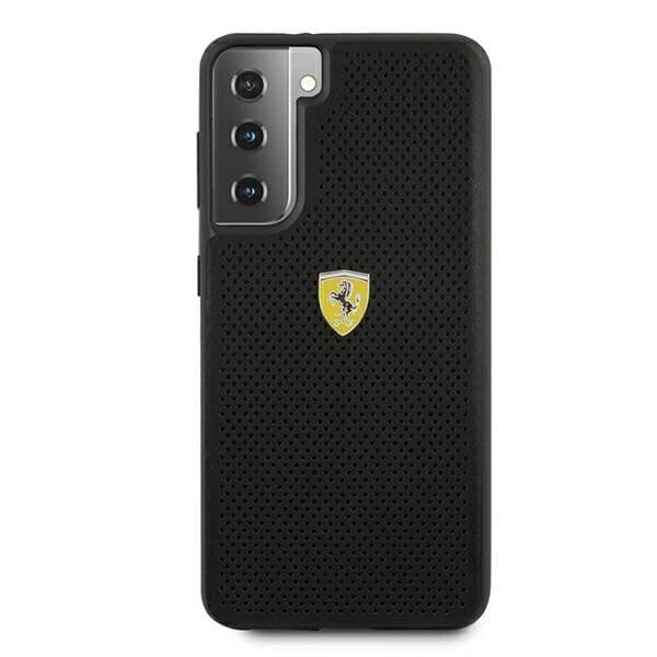 FERRARI ON TRACK PERFORERET ETUI TIL SAMSUNG GALAXY S21+ - SORT