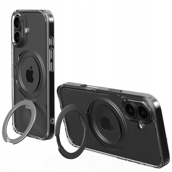 Spacecase Ring Pro Mag Clear Case För Iphone 16 För Magsafe 100 % Skydd