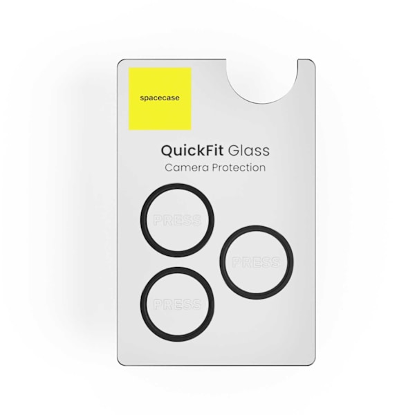 Spacecase Quickfit Härdat Glas För Iphone 15 Pro Max Black Camera