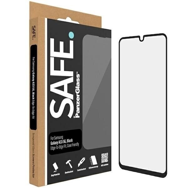 SAFE by PanzerGlass herdet glass til Samsung Galaxy A33 5G - med sort ramme