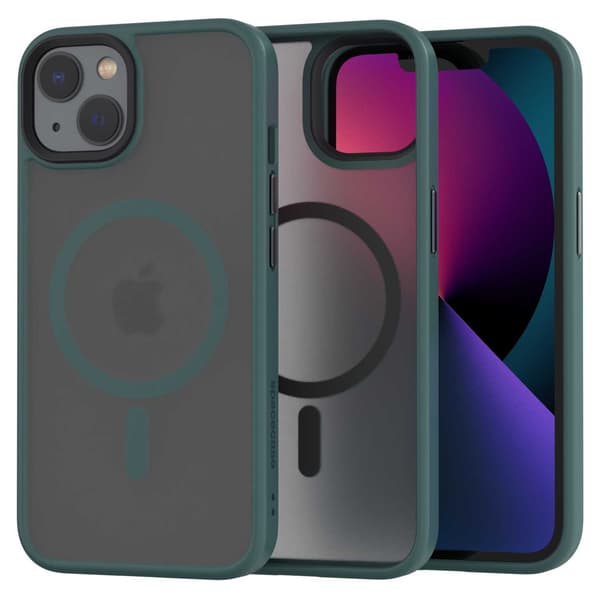 Spacecase Hybrid Case För Iphone 13 För Magsafe Mörkgrön