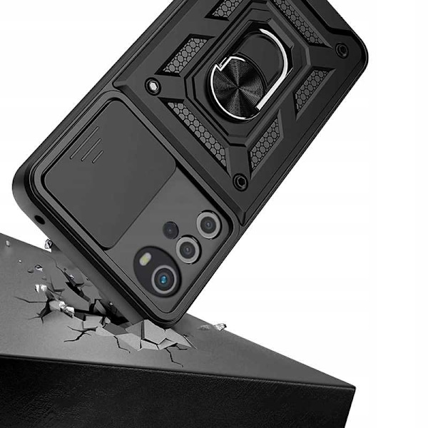 Spacecase Case Cover För Motorola G22 Black Protective