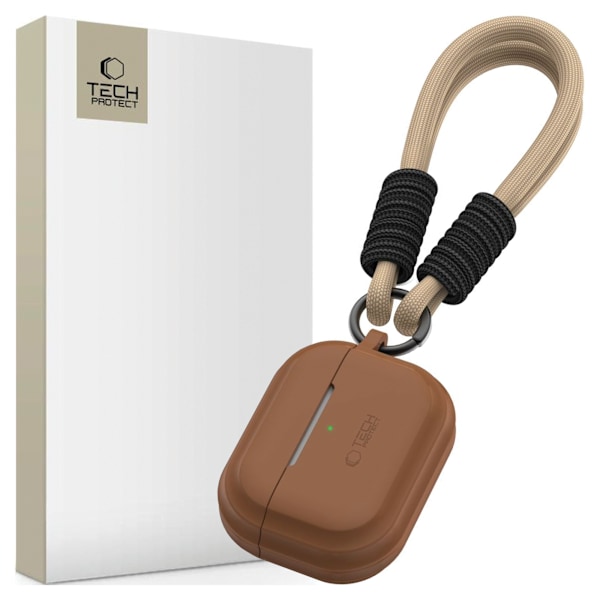 TECH-PROTECT SILIKONE ROPE APPLE AIRPODS PRO 1/2 CHOKOLADEBRUN