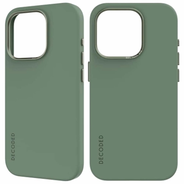 AFKODET ETUIER TASKER MED MAGSAFE TIL IPHONE 15 PRO MAX GRØN