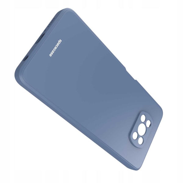 Spacecase Silikonfodral För Poco X3 Pro Nfc Blåt Skydd