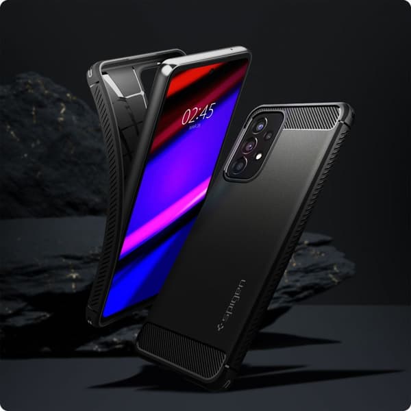 SPIGEN RUGGED ARMOR GALAXY A53 5G MATT SVART