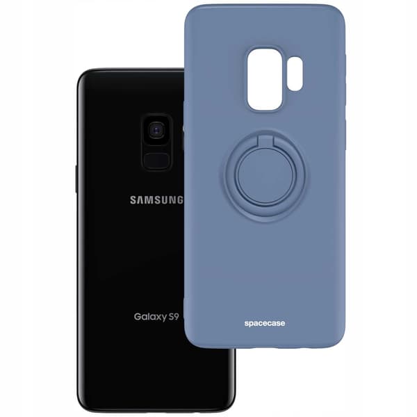 Spacecase Silikonecase Ring För Samsung Galaxy S9 Blue