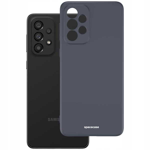 Spacecase Silikonfodral För Samsung Galaxy A33 5G Svart