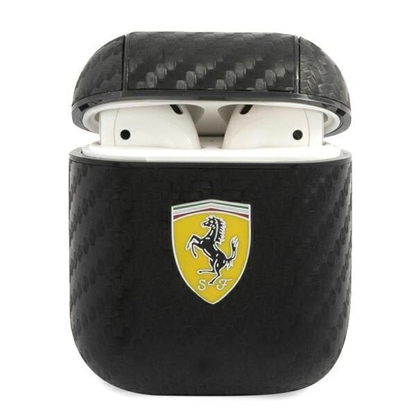 Ferrari FESA2CABK AirPods 1/2 deksel svart/svart On Track PU Carbon