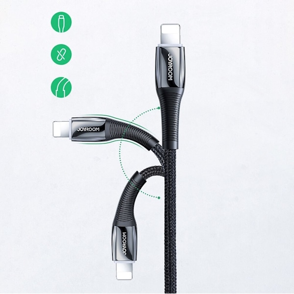 Joyroom-kabel USB Type C - Lightning Power Delivery 20W 2,4A 1,2m rød (S-1224K2 Rød)