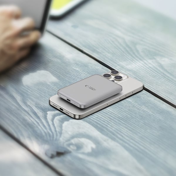 TECH-PROTECT PB10 LIFEMAG MAGSAFE POWER BANK 5000MAH TITANIUM